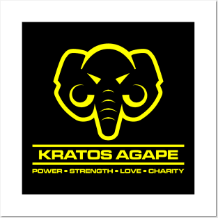 Kratos Agape Logo Posters and Art
